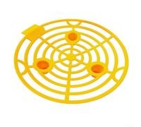 Juego de 16 soportes para plantas para melón, calabaza, sandía, calabaza, frutas, elevadores de plantas de plástico para evitar el contacto con el suelo y reducir enfermedades (amarillo)