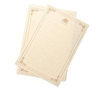 Juego de 160 hojas de papel de papelería para escritura de cartas, 14 x 21 cm, papel de escritura con forro para bodas, San Valentín, invitaciones de cumpleaños