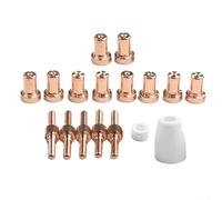 Juego de 17 piezas de plasma para cortar consumibles compatibles con PT31 para PT-31 para CUT40 para CUT50 CT312 CT418 520TSCPF para antorcha WSD LG40 JG40