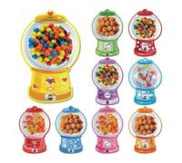 Juego de 18/36 tarjetas de dulces de San Valentín, tarjetas del día de San Valentín para niños con soportes para golosinas, diseño de máquina de chicle con cúpulas de plástico, regalos de tarjetas de