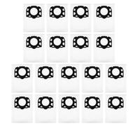 Juego de 18 bolsas de gran capacidad para eliminar la suciedad, no tejidas, texturizadas, para bolsas de aspiradora WD4, WD5, MV4, con filtro de alergia