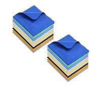 Juego de 18 paños de Limpieza de Microfibra para Gafas, Lentes de cámara y teléfonos 14 x 7,6 cm