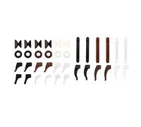 Juego de 18 pares de correas de silicona para anteojos, gancho y retenedor de gafas