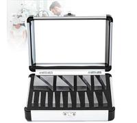 Juego de 18 Prismas Oftálmicos Sueltos, Bloques de Prisma de Cristal Óptico para Pruebas de Estrabismo y Corrección Visual; Ideal para Educación Científica, Formación en Optometría y Uso