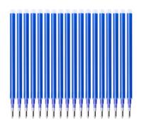 Juego de 18 recambios borrables azul, punta de 0,7 mm (13 cm), compatible con Pilot FriXion Ball & Clicker, mina termosensible para bolígrafo de gel, perfecto para la escuela y la oficina