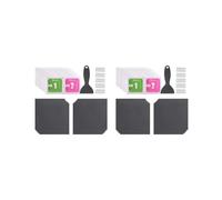 Juego de 2 10 películas grandes de reparación de trampolín de 4 pulgadas, accesorios deportivos duraderos de fijación, kit de reparación