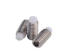 Juego de 2-10 tornillos prisioneros hexagonales de acero inoxidable 304, M3, M4, M5, M6, M8, M10, con punta convexa de nailon de plástico.(M8X32 5PCS)