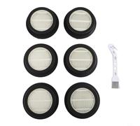 Juego de 2/4/6 filtros HEPA lavables para Sunsare X7A-US y para Fieety para aspiradora V7, incluye cepillo de limpieza, accesorios de repuesto, filtro de repuesto para aspiradora (6 unidades)