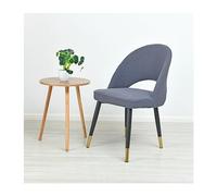 Juego de 2/4/6 fundas curvadas para sillas de comedor, estilo naviano, antideslizantes, lavables, fundas para sillas de oficina, protector de asiento acolchado redondo, elegante y duradero