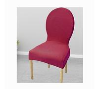 Juego de 2/4/6 fundas elásticas modernas para sillas de comedor, fundas decorativas para restaurante y cocina, fácil cuidado, extraíble, dossier redondo