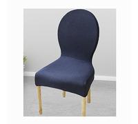 Juego de 2/4/6 fundas elásticas para sillas modernas de comedor para restaurante y cocina, dossier redondo, decoración elegante, fácil de instalar