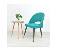 Juego de 2/4/6 fundas para sillas de comedor, antideslizantes, elásticas, lavables, redondas, con respaldo, perfectas para uso doméstico y de oficina