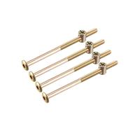 Juego de 2 a 10 tornillos y tuercas M6x60/70/80/90/100/120 mm for muebles con cabeza hexagonal.(M6x90mm 10pcs)