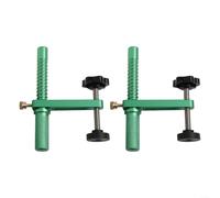 Juego de 2 abrazaderas de sujeción de aluminio para carpintería para un uso rápido y fiable de mesa (19 mm)