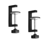 Juego de 2 abrazaderas G para mesa, abrazaderas de tornillo pequeñas, pinzas de tornillo, herramientas de sujeción, rango de sujeción 10-57 mm, pinzas universales ajustables para mesa, soldadura