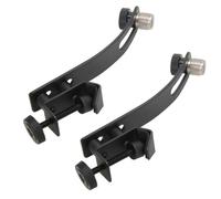 Juego de 2 abrazaderas para micrófono de tambor, a prueba de golpes, fácil instalación para ingenieros miembros de la banda