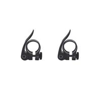 Juego de 2 abrazaderas para tija de sillín de bicicleta de montaña de 25,4 mm, abrazadera de tubo de asiento