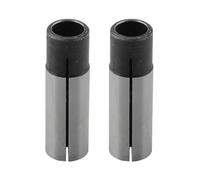 Juego de 2 accesorios de tensión, manguito de conversión de pinza para adaptador de pinza de sujeción, vástago de taladro rápido, fresadora de husillo CNC, herramienta de fresado, adaptador de pinza