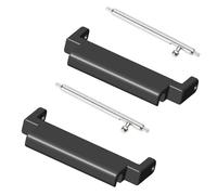 Juego de 2 adaptadores de conexión de metal de liberación rápida para correa de reloj de 18 mm a 20 mm, 2 unidades, 18 mm, Cuero, Nylon, Silicona, Goma