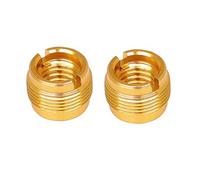Juego de 2 adaptadores de rosca de micrófono, adaptador de soporte de micrófono 3/8 hembra a 5/8 adaptador de tornillo macho, adaptador de repuesto para soporte de micrófono