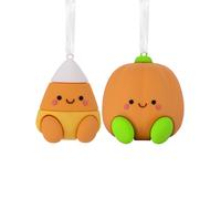 Juego de 2 adornos magn ticos de calabaza y ma z dulce Hallmark Better Together
