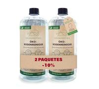 Juego de 2 - Agente de limpieza para robot de fregado Grashüpfer® I agente limpiador de suelos ecológico 2 x 1000 ml concentrado para aprox. 160 aplicaciones "Aroma de frutas tropicales"