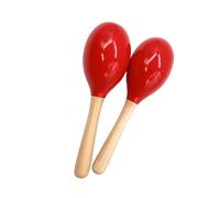 Juego de 2 agitadores de mano de madera con agarre ergonómico para juegos musicales preescolares, promoviendo la creatividad y la propia expresión, sonajeros de arena de mano