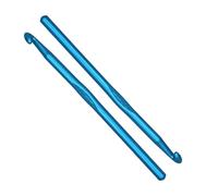 Juego de 2 Agujas de Ganchillo 7mm - Varias Medidas de Punto, Set Ergonómico de Agujas para Ganchillo, Crochet, Manualidades, Para Tejer Bufandas, Gorros, Amigurumis, DIY (2 uds, 7mm)