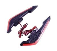 Juego De 2 Alerones Laterales Delanteros Para Motocicleta, Fijos Con Luz Y Pegatinas Decorativas, Paneles Carenado