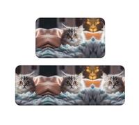 Juego de 2 alfombrillas amortiguadoras para el pulgar Tom (2 piezas), un buen ayudante para estar de pie en la cocina y antideslizante en el baño