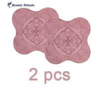 Juego de 2 Alfombrillas para Yoga - Tapete de soporte de espuma para rodillas, codos y cabeza - Alfombra Estampada para Práctica de Pilates - Alfombra Multifuncional Unisex para Yoga y Pilates
