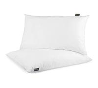Juego de 2 almohadas lavables para el hogar con relleno extra suave, cojines transpirables para el cuello, cojines de sofá, almohadas estándar de hotel, almohadas para dormir de estómago, espalda y de