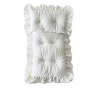 Juego de 2 almohadas y colchón para fotografía de recién nacidos, algodón suave, accesorios para fotos de bebé, reutilizable, herramienta de asistencia de estudio, multicolor, ropa de cama para