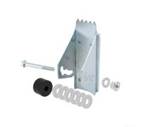 Juego de 2 almohadillas antideslizantes para escaleras, dientes antideslizantes para hielo, nieve, barro, hierba, hormigón húmedo, goma que absorbe los golpes y núcleo de aluminio para escaleras