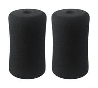 Juego de 2 almohadillas de espuma de repuesto para máquinas de curvatura de piernas, mesas de inversión y equipo de entrenamiento de gimnasio en casa con ajuste de tubo de 22-25 mm (20 x 70 x 120 mm)