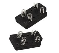 Juego de 2 almohadillas de espuma Humbucker de altura de bobina individual con almohadilla de resorte de espuma a prueba de golpes y juego de resortes