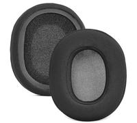 Juego de 2 almohadillas de espuma viscoelástica de tela de yoga, almohadillas de repuesto suaves compatibles con Skullcandy Hesh 3, Hesh EVO, Crusher Wireless y Crusher 540, 10 cm x 8 cm