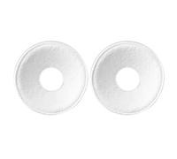 Juego de 2 almohadillas de lactancia plateadas para pezones para lactancia materna, almohadilla de pecho para maternidad, pezones relajantes, a prueba de fugas