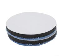 Juego de 2 almohadillas de microfibra para pulidor de coche, 3/4/5/6/7 pulgadas, diseñado para eliminar la cera de la pintura del vehículo (5 pulgadas)