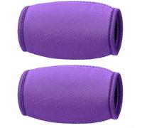 Juego de 2 almohadillas de neopreno para correas de casco de fútbol que ofrecen transpirabilidad y propiedades de secado rápido para entrenamiento y uso en partido (morado)