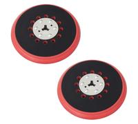 Juego de 2 almohadillas de repuesto para lijado de gancho y bucle de 148 mm, compatible con Bosch Get75-6n Rsm6044 Rsm6045 Rsm6046