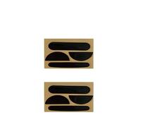 Juego de 2 almohadillas de repuesto para mouse con bordes curvados redondeados para extractor de teclas de ratón para juegos 2S/3