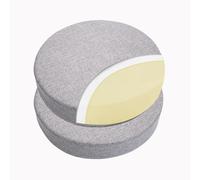 Juego de 2 almohadillas redondas de fieltro antideslizantes para todas las sillas VariousMumPerfect para bancos y sillas de comedor, 50 x 50 x 10 cm