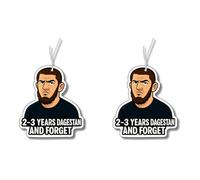 Juego de 2 ambientadores con diseño de Daguestán 2 - 3 años, ambientadores para coche, artículos de broma