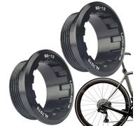 Juego de 2 Anillos de Bloqueo de Casete de Velocidad, aleación de Aluminio, Cubierta de de Volante | Pieza de Repuesto Antideslizante de de Bloqueo de Rueda Libre, diseño Ligero para