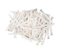 Juego de 2 anillos de plástico ajustables para patas 1-100 secuenciales, marcadores de aves acuáticas para aves de corral y registros de granja, anillos de patas de pollo de durabilidad