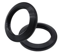 Juego de 2 anillos de sellado para inodoros cassette, junta deslizante del tanque de residuos, junta de goma para WC de autocaravana - compatibles con Thetford C2, C3, C200, C250, C400