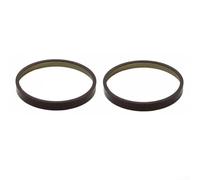 Juego de 2 anillos traseros ABS para Mercedes W204 W211 W212 R230 con OEM A2303570182 diseñados para compatibilidad y durabilidad en el sistema de frenado