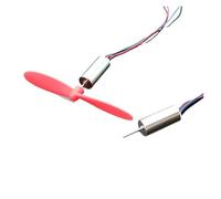 Juego de 2 arrancadores electrónicos sin núcleo 716 7mm x 16mm con hélices motor DC 3.7V 45.000RPM Imán potente de alta velocidad DIY RC Drone Quadrotor arrancadores
