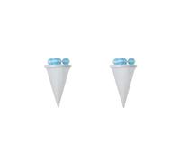 Juego de 2 atrapapelusas flotante, colector de fibra sucia, color azul, 17,5 x 9,2 cm
